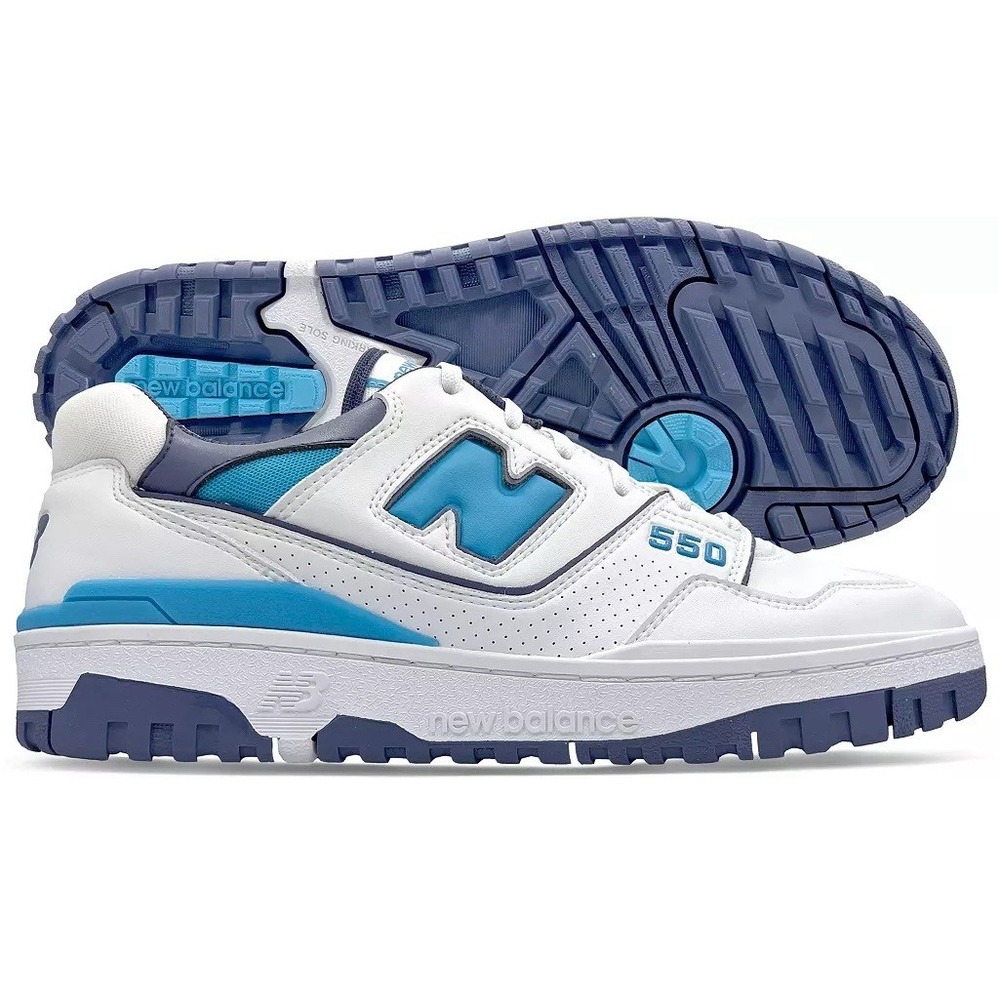 New Balance Men's 550 Spikeless Golf Shoes White/Navy/Blue‎ Size 10 - New in Box